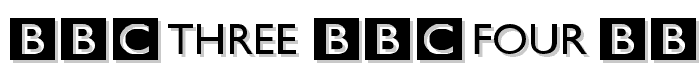 BBC Striped Channel Logos font